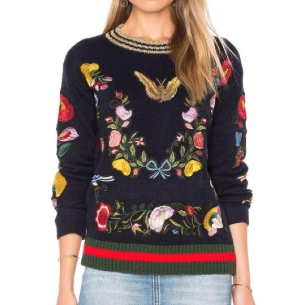 Central Park West Abbot Kinney Butterfly Sweater
